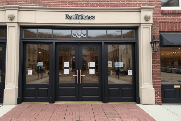 Commercial door installation by A-24 Hour Door National Inc. at a retail location in Philadelphia, PA