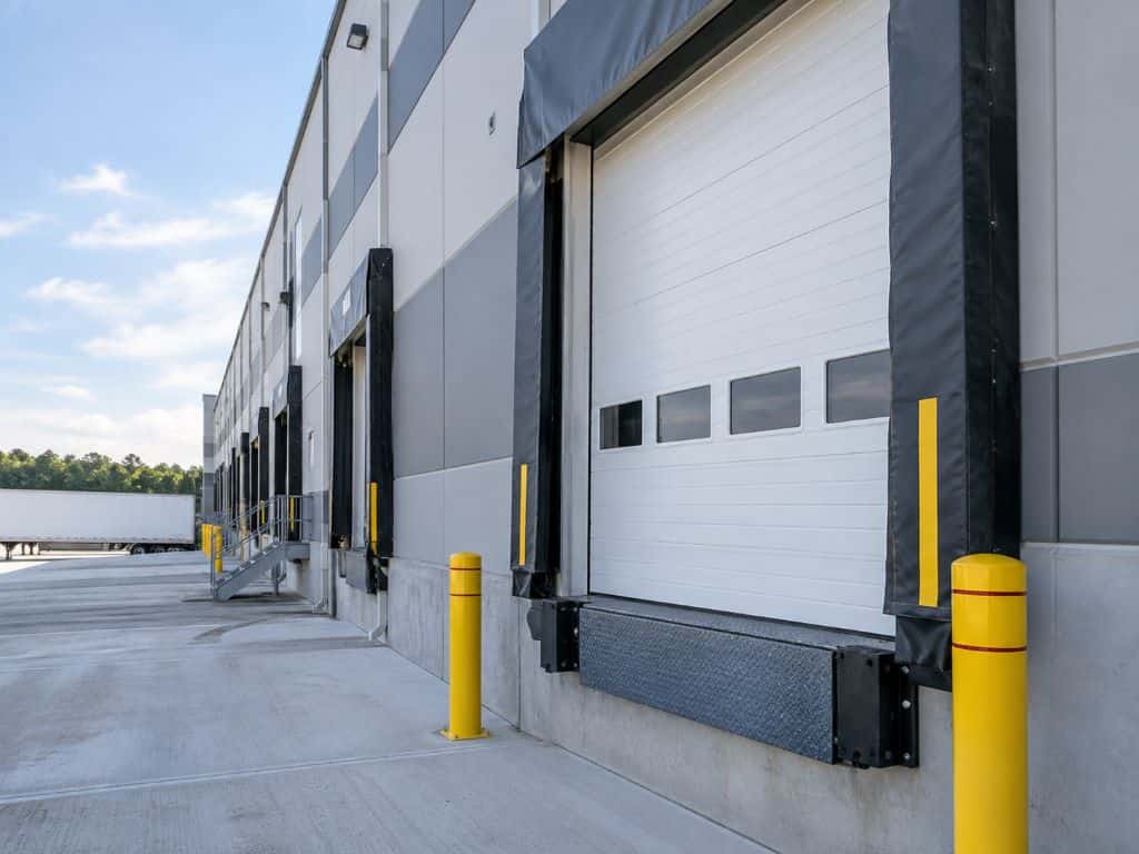 Loading dock overhead door for Warehouse Door Installation and Replacement Atlanta, GA at a commercial facility.